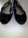 Black BOW toddler Dress Shoes